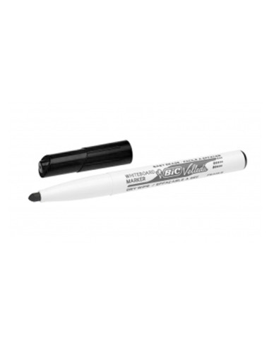Rotulador bic velleda para pizarra negro punta...