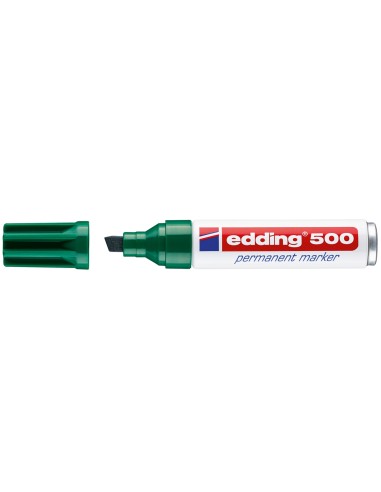 Rotulador edding marcador permanente 500 verde...