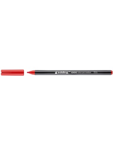 Rotulador edding punta fibra 1300 rojo punta...