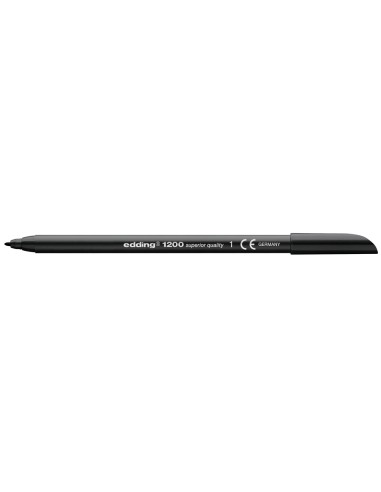 Rotulador edding punta fibra 1200 negro n.1...