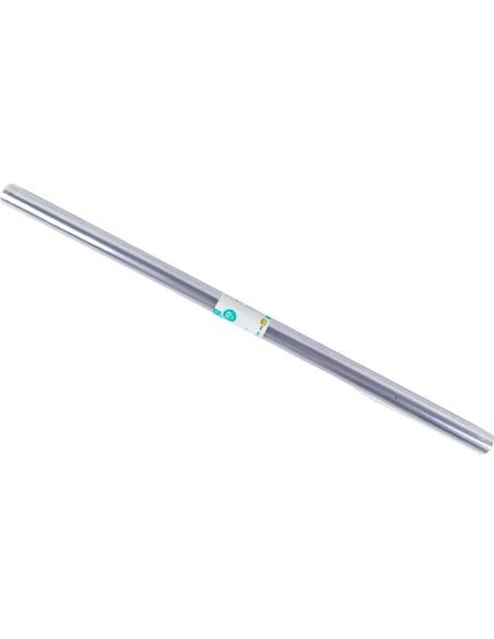 Rollo plastico forralibros liderpapel 0,45x2 m 70 mc