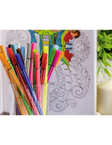 Rotulador stabilo acuarelable pen 68 estuche...