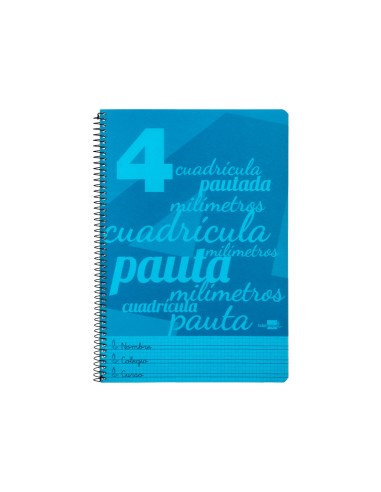 Cuaderno espiral liderpapel folio pautaguia...