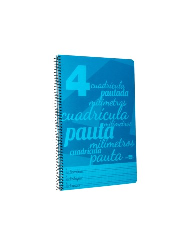 Cuaderno espiral liderpapel folio pautaguia...