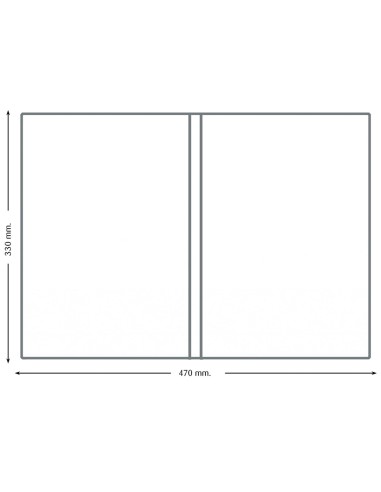Funda portadocumento q-connect folio doble 180...