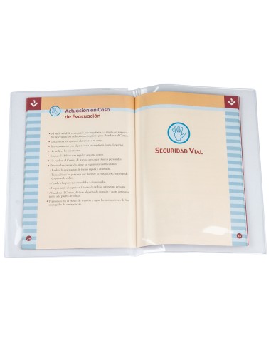 Funda portadocumento cuarto doble 180 micras...