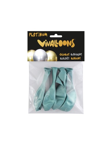 Globo 100% latex biodegradable verde esmeralda...
