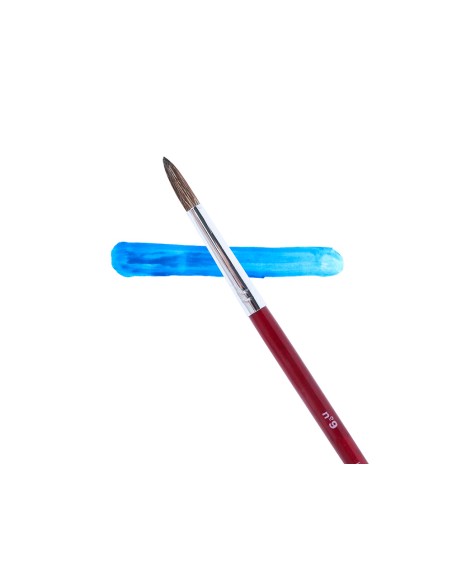 Pinceles acuarela liderpapel nº 9 virola cromada pelo engomado