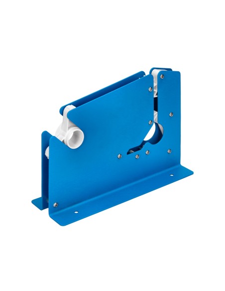 Maquina cierra bolsa q-connect metalica pintada color azul