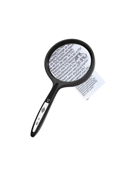 Lupa q-connect cristal bifocal 62 mm mango curvo