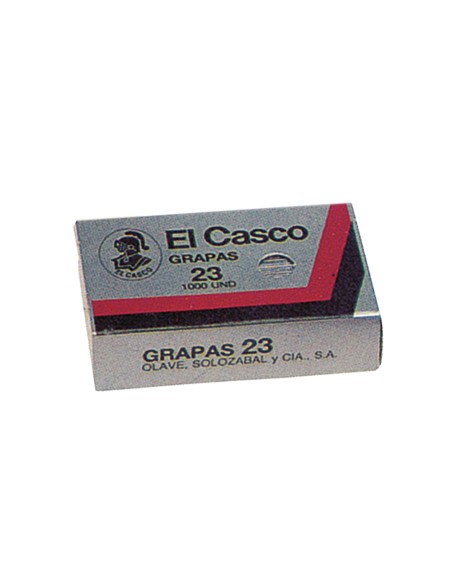 Grapas el casco nº23 caja de 1000 unidades