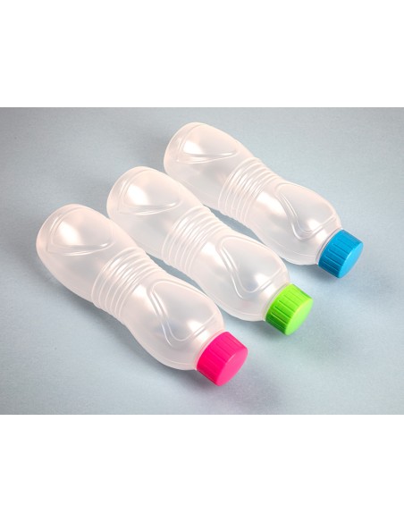 Botella plasticforte sport 100% reciclable con tapon de roscacapacidad 550 ml 70x70x210 mm