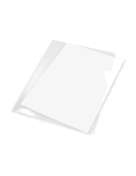 Carpeta dossier uñero plastico q-connect 180 mc folio transparente