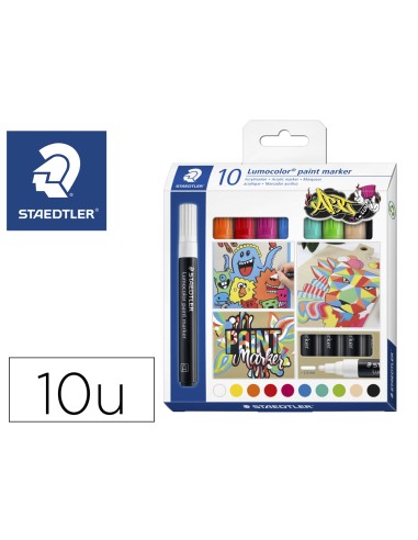 Rotulador staedtler tinta acrilica punta...