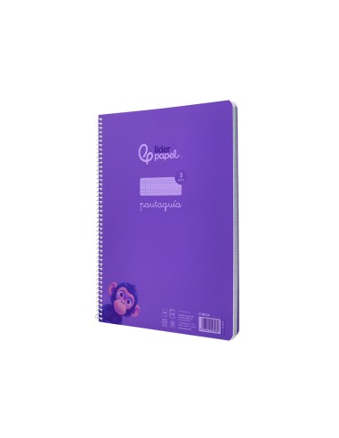Cuaderno espiral liderpapel a4 pautaguia tapa...