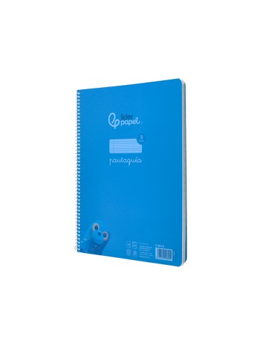 Cuaderno espiral liderpapel a4 pautaguia tapa...