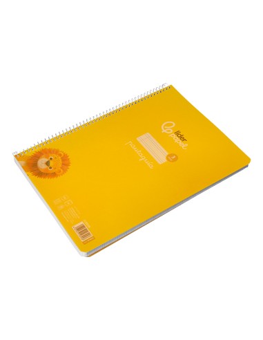 Cuaderno espiral liderpapel a4 pautaguia tapa...