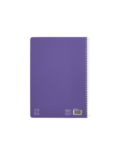 Cuaderno espiral liderpapel a4 pautaguia tapa...
