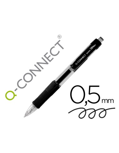 Boligrafo q-connect sigma retractil con...