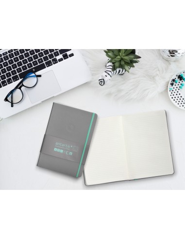 Cuaderno con gomilla antartik notes tapa dura...