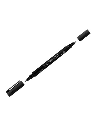 Rotulador q-connect marcador permanente doble...