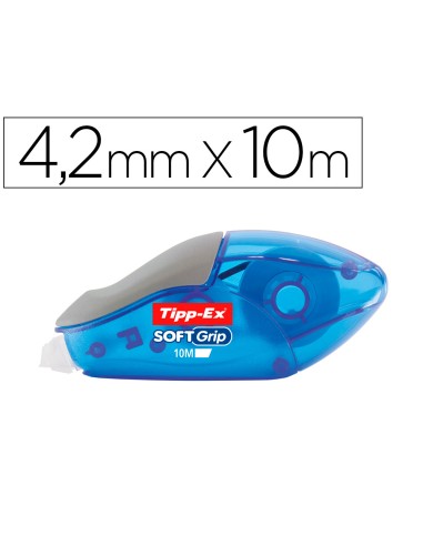 Corrector tipp-ex cinta soft grip 4,2 mm x 10 m