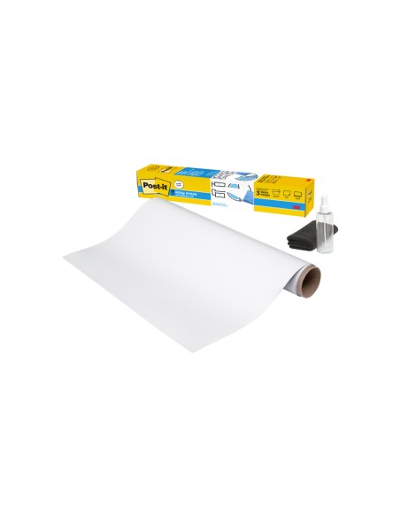 Pizarra blanca post-it super sticky flex adhesiva removible rollo 121,9x182,9 cm