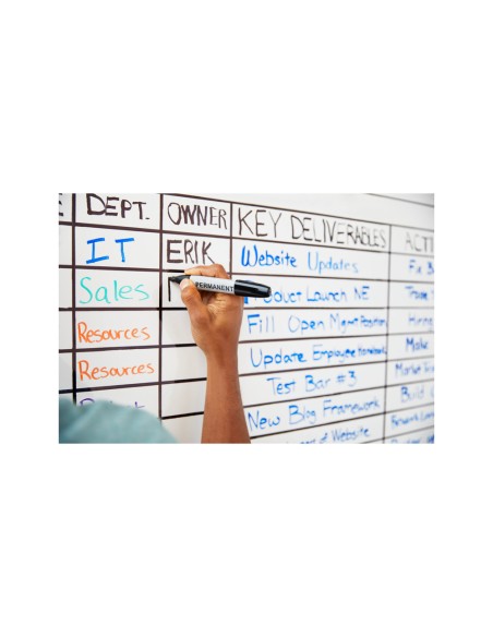 Pizarra blanca post-it super sticky flex adhesiva removible rollo 121,9x182,9 cm