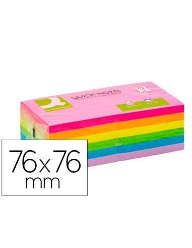 Bloc de notas adhesivas quita y pon q-connect...