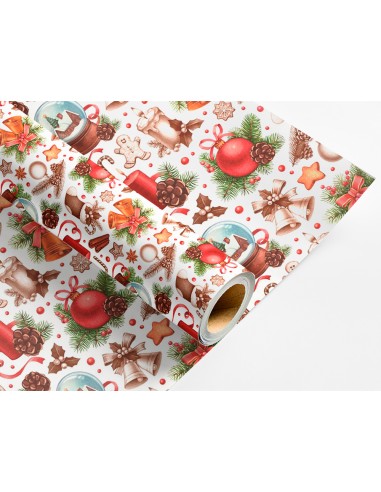 Papel de regalo liderpapel navidad rollo ancho...