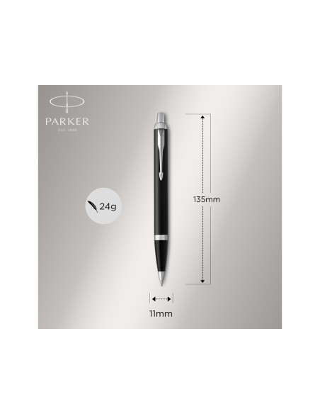 Juego parker im duo ct boligrafo + pluma color negro