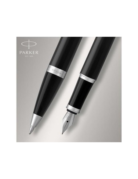 Juego parker im duo ct boligrafo + pluma color negro
