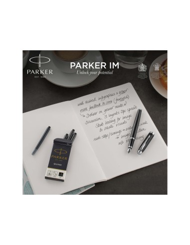 Juego parker im duo ct boligrafo + pluma color...
