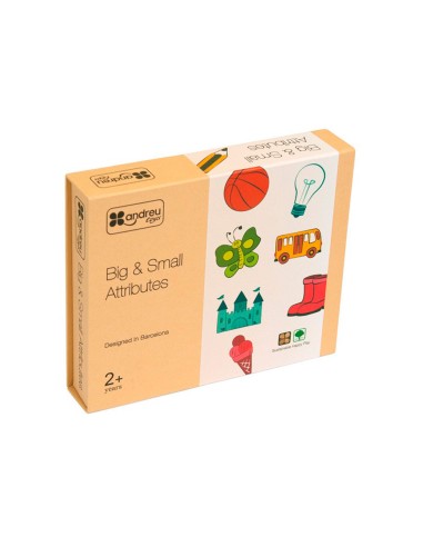 Juego didactico andreutoys atributos grandes y...