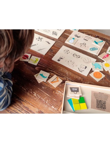 Juego didactico andreutoys atributos grandes y...