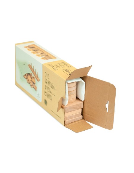 Juego didactico andreutoys formas geometricas sensoriales madera