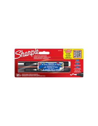Rotulador sharpie acrylic punta redonda blister...