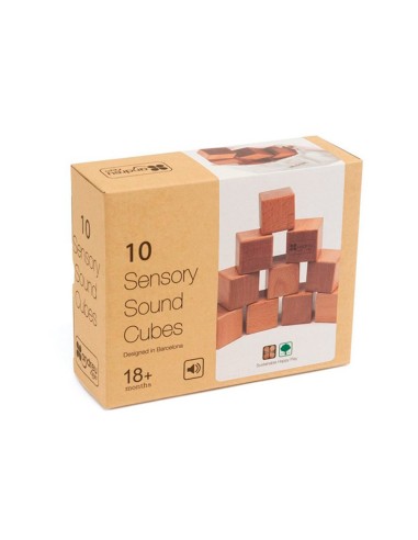Juego didactico andreutoys 10 cubos sensoriales...
