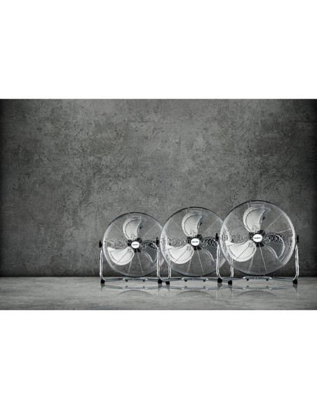 Ventilador blaupunkt suelo con rejilla ajustable 40cm potencia 90w cromado