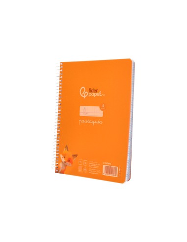 Cuaderno espiral liderpapel a5 pautaguia tapa...