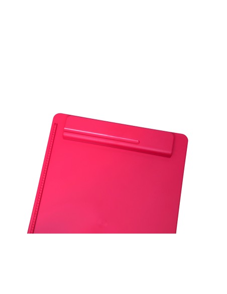 Portanotas maul go din a4 plastico reciclado con pinza color rojo