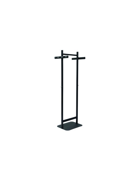 Perchero metalico maul salsa 8 colgadores color negro 520x1730x400 mm