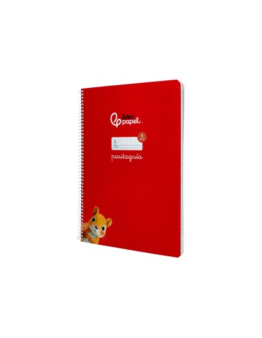 Cuaderno espiral liderpapel a4 pautaguia tapa...