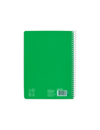 Cuaderno espiral liderpapel a5 pautaguia tapa...