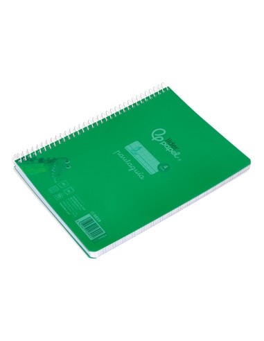 Cuaderno espiral liderpapel a5 pautaguia tapa...