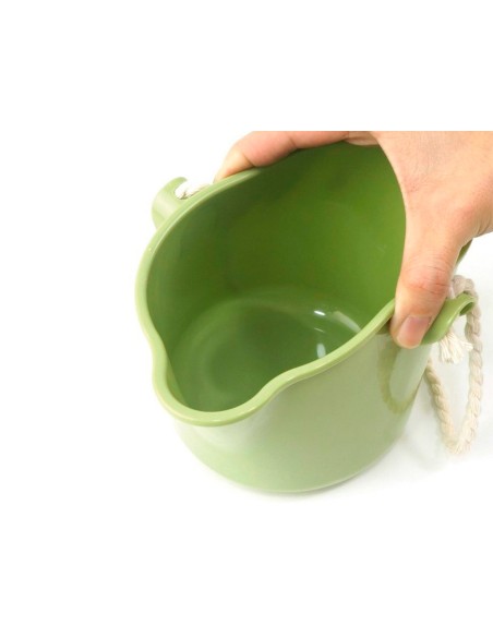 Cubo de playa vikingtoys ecoline ecologico y reciclable capacidad 1,5 litros