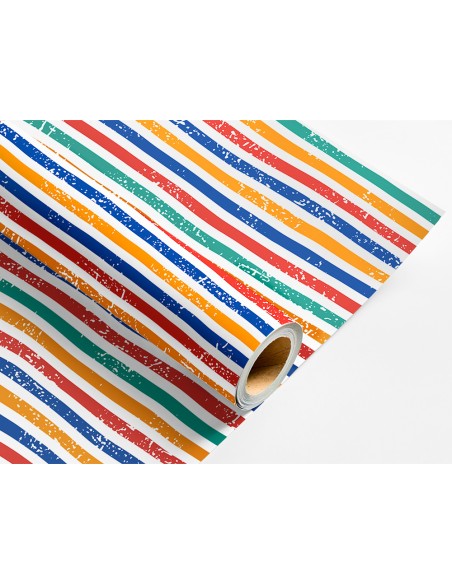 Papel de regalo liderpapel todo año rollo ancho 70 cm longitud 2 mt gramaje 60 gr diseños surtidos b-2025