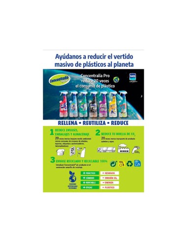 Limpiador multiusos concentralia pro bioalcohol...
