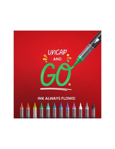 Rotulador sharpie acrylic punta pincel blister...