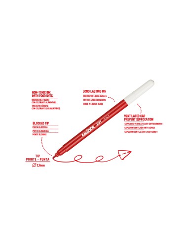 Rotulador carioca jumbo punta gruesa caja de 40...